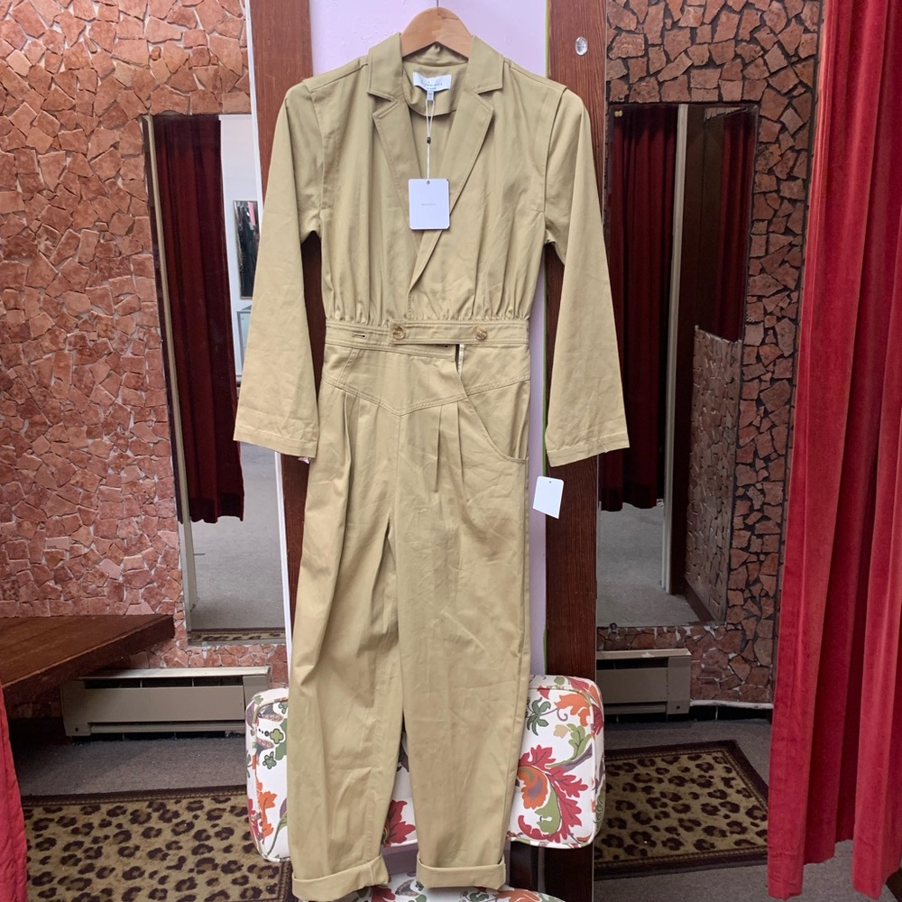 Brand new Stylish Tan Jumpsuit